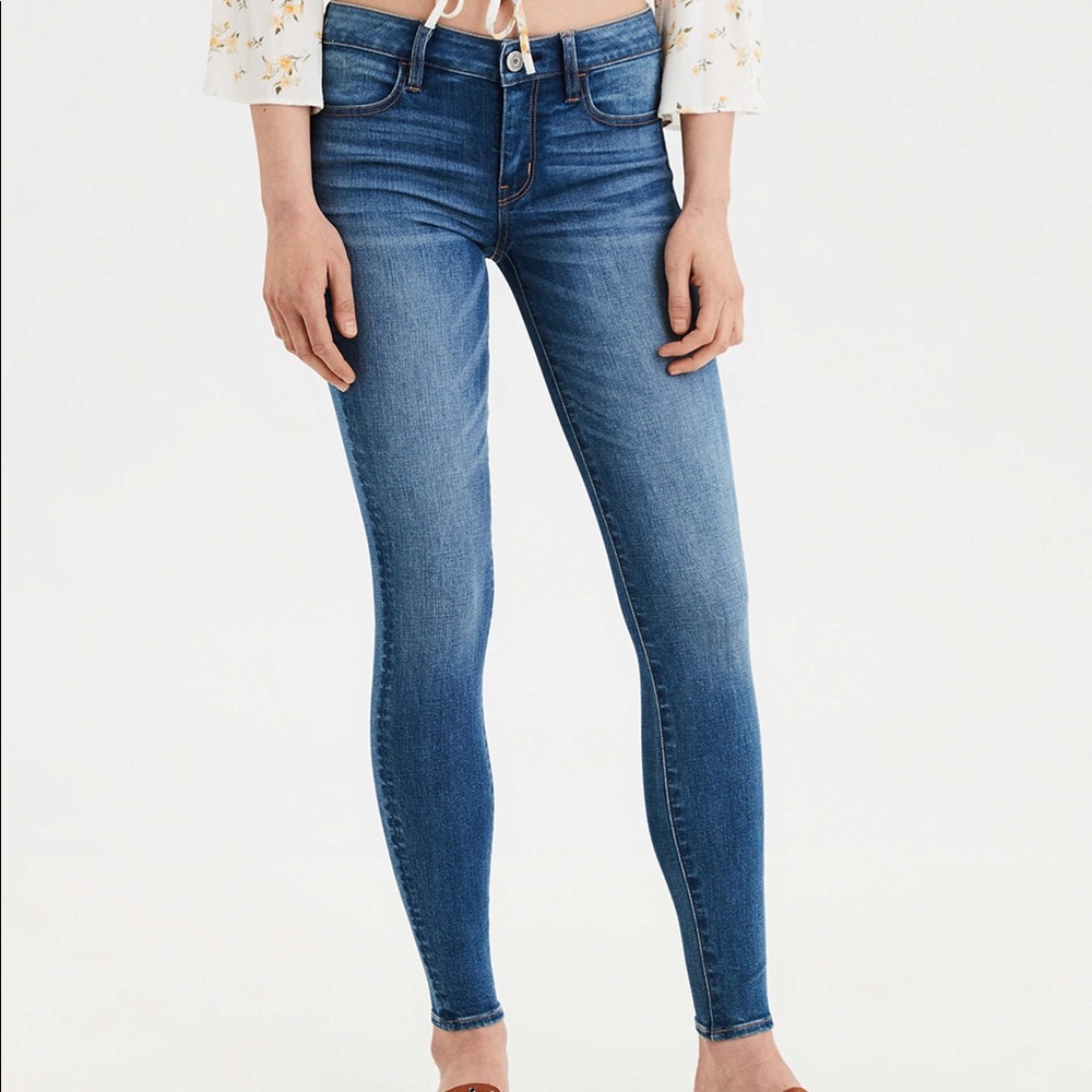 ||AMERICAN EAGLE ORIGINAL BLUE JEGGING||